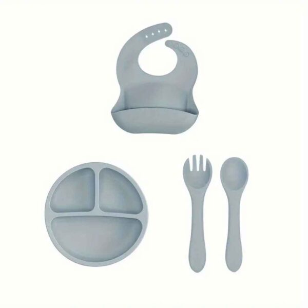 Juego de Alimentación para Niños de Silicona