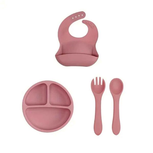 Juego de Alimentación para Niños de Silicona