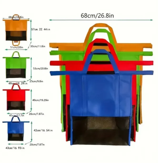 Set X4 Bolsas para Mercar
