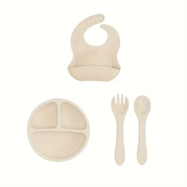 Juego de Alimentación para Niños de Silicona