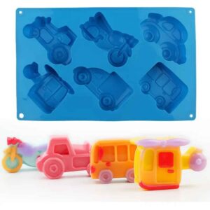 Molde de carritos en silicona