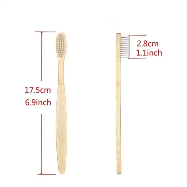 Cepillos De Dientes De Bambú, dos unidades