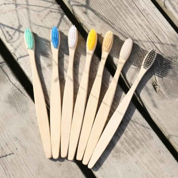 Cepillos De Dientes De Bambú, dos unidades